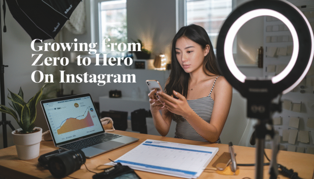 How to grow on Instagram from scratch