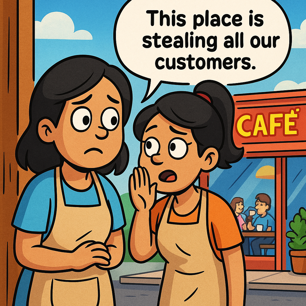 Episode 2 – The Café War Next Door panel 2