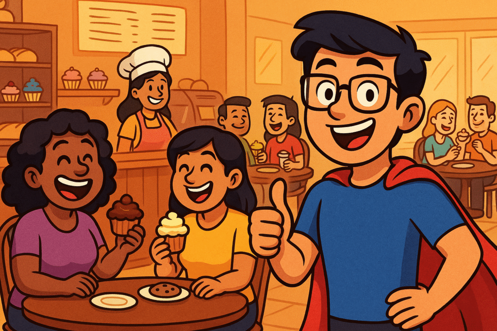 Episode 2 – The Café War Next Door panel 7