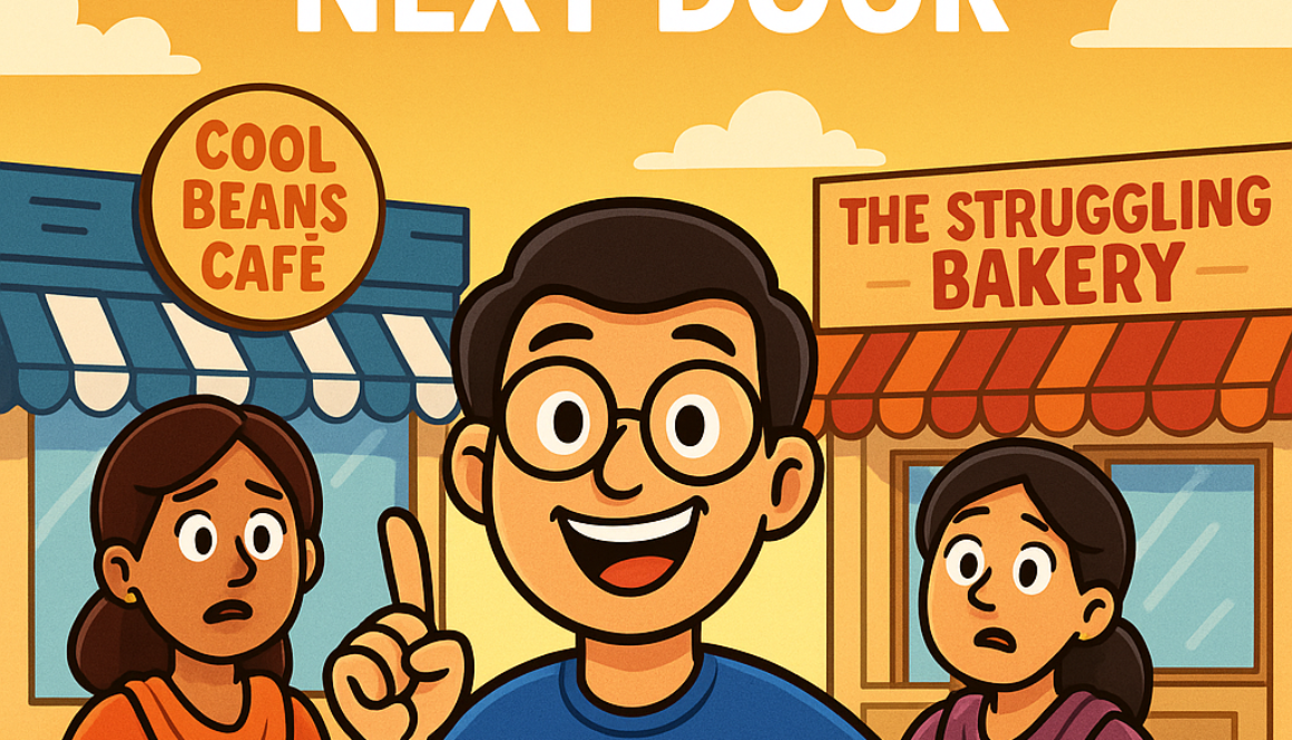 SEO Comic Story – Bakery vs Café Competition
