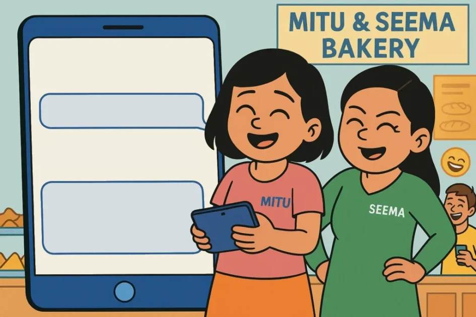 Sougan shows Peplio Free SEO Tools while Mitu enjoys orders and Seema spots a mystery car, TO BE CONTINUED