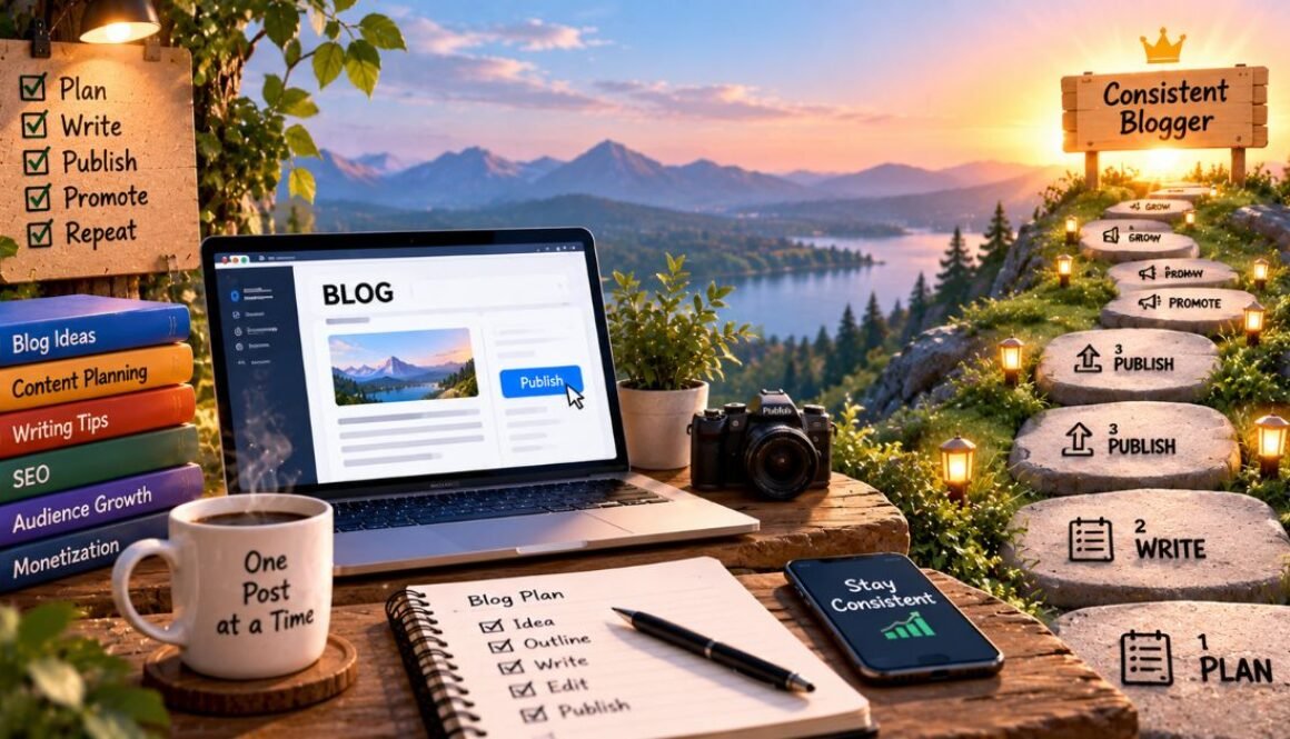 how to be consistent in blogging