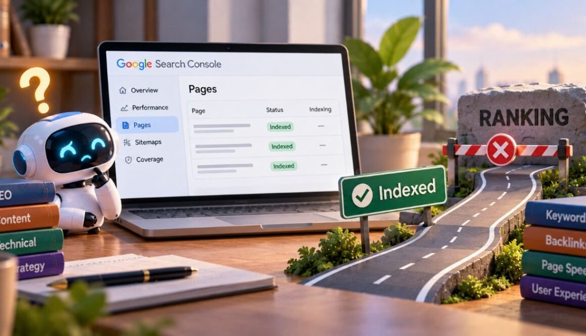 indexed but not ranking