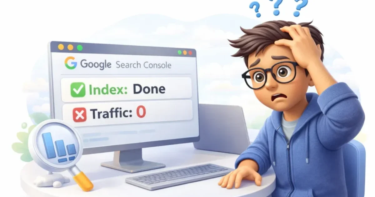 indexed but not ranking