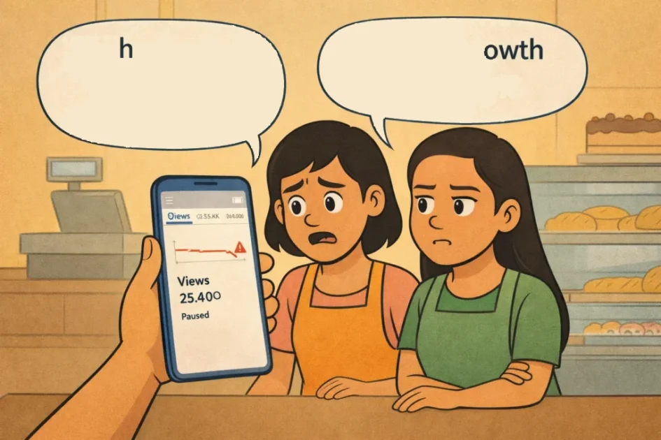 Seema and Mitu worry about slow sales at the bakery while Sougan promises Bakery Instagram Ads can help.