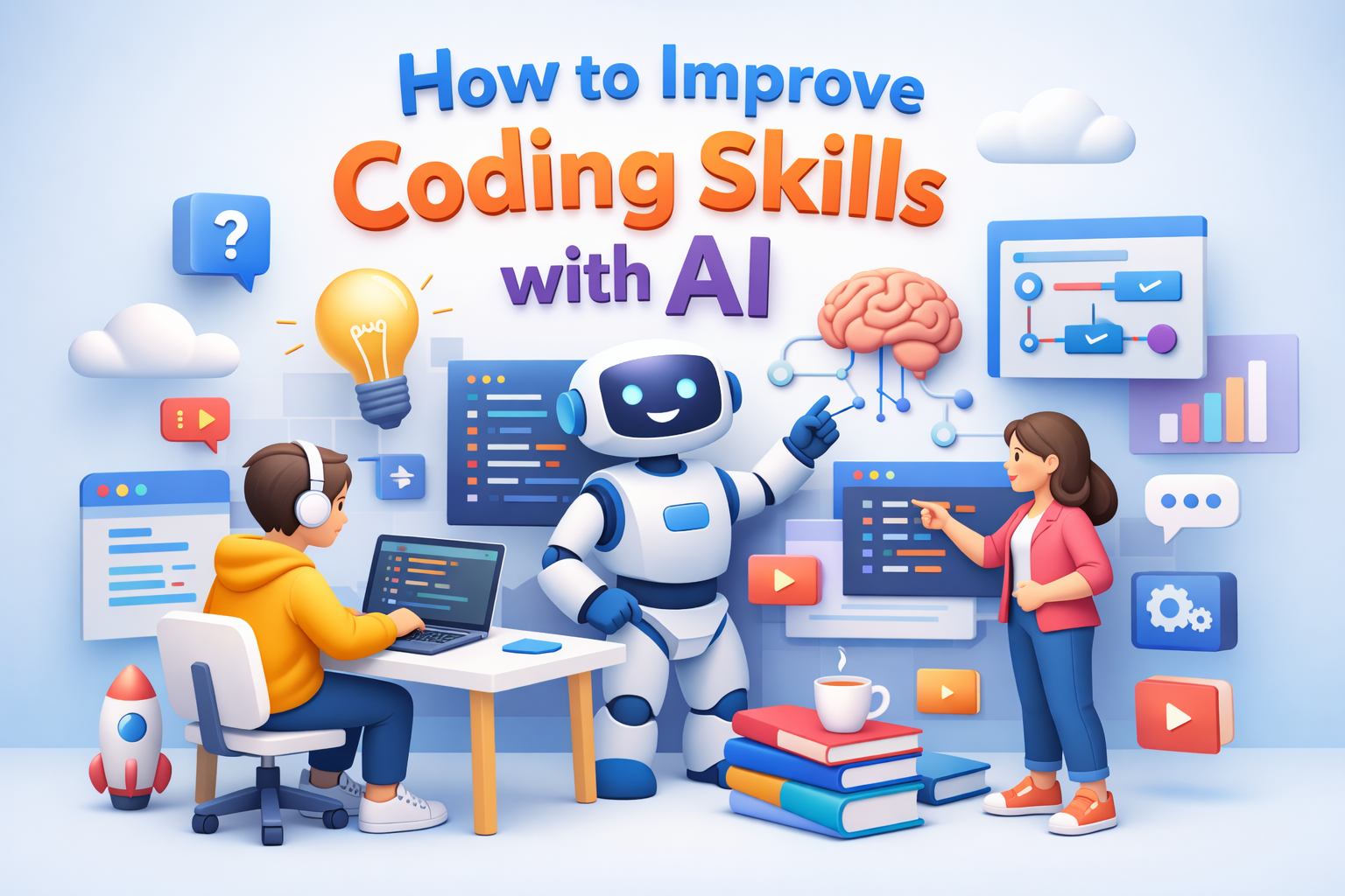 how to improve coding skills with AI