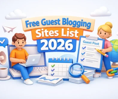 free guest blogging sites list 2026