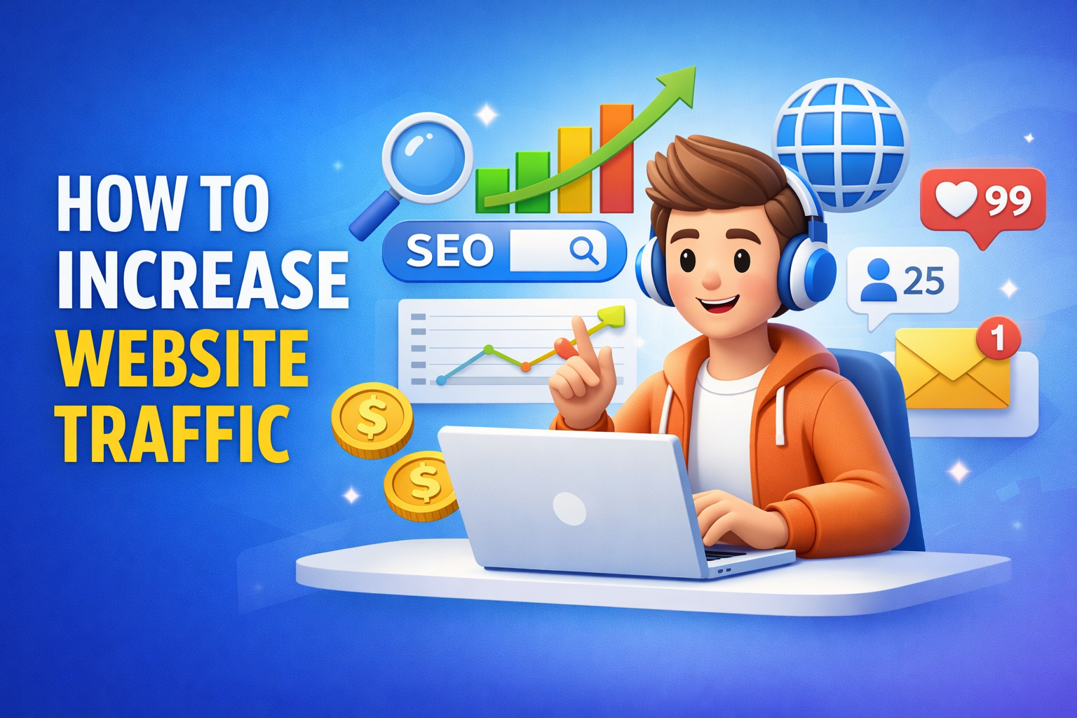 How to increase website traffic