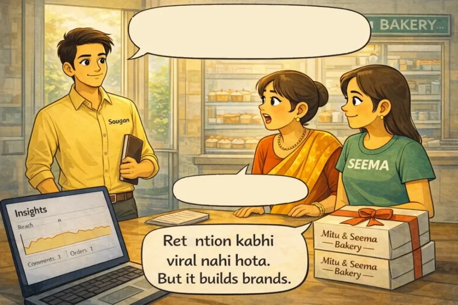 Sougan uses Peplio Website Speed Analyzer in a cyber cafe while Paanwala shows a broken QR banner