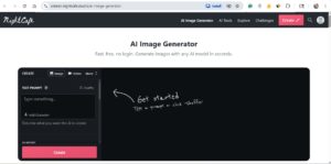 free AI image generator without login NightCafe
