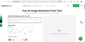 free AI image generator without login ImageFree