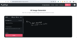 free AI image generator without login no watermark nightcafe