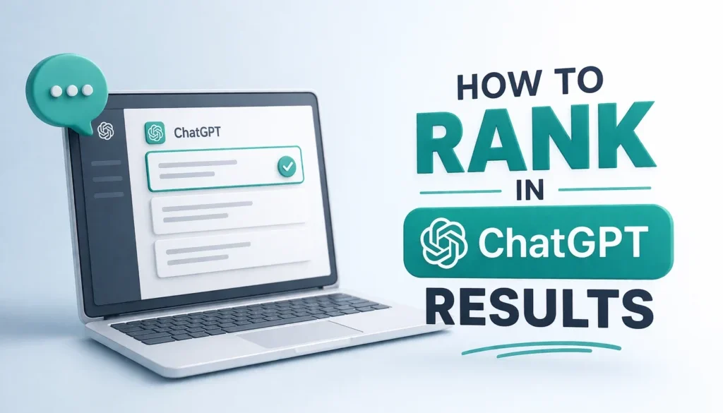 how to rank in ChatGPT results