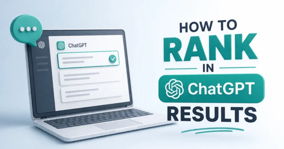how to rank in ChatGPT results