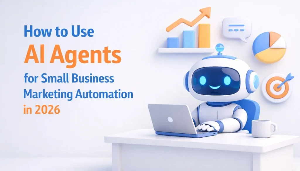 how to use AI agents for small business marketing automation in 2026