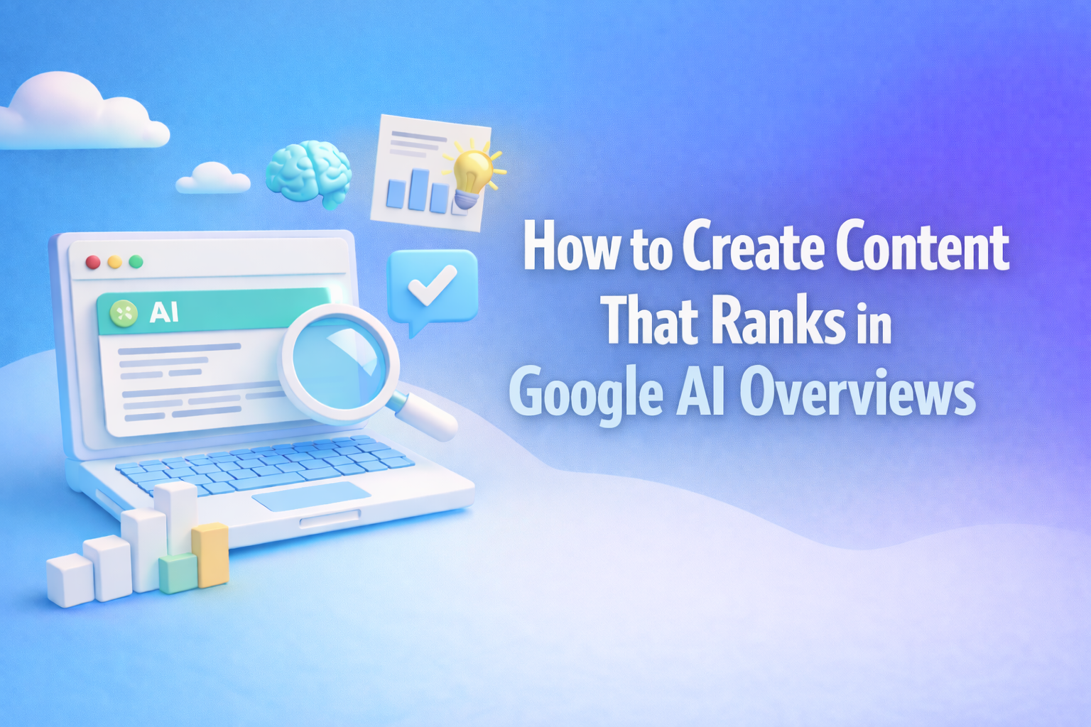 how to create content that ranks in google ai overviews