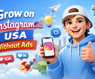 grow on Instagram USA without ads