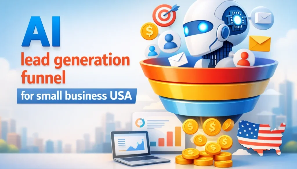 AI lead generation funnel for small business USA
