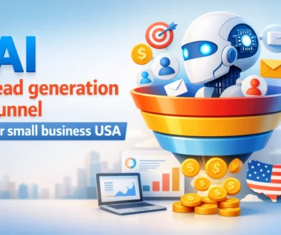 AI lead generation funnel for small business USA