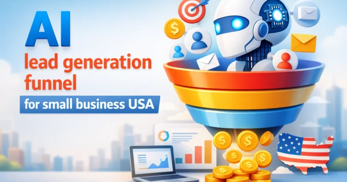 AI lead generation funnel for small business USA