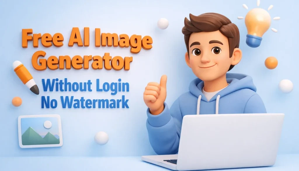 Free AI image generator without login no watermark