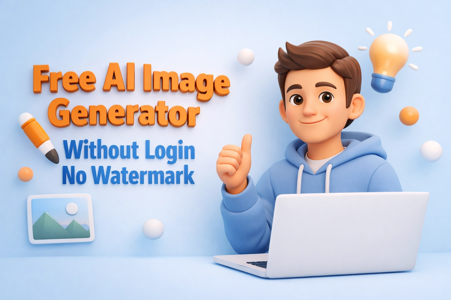 Free AI image generator without login no watermark