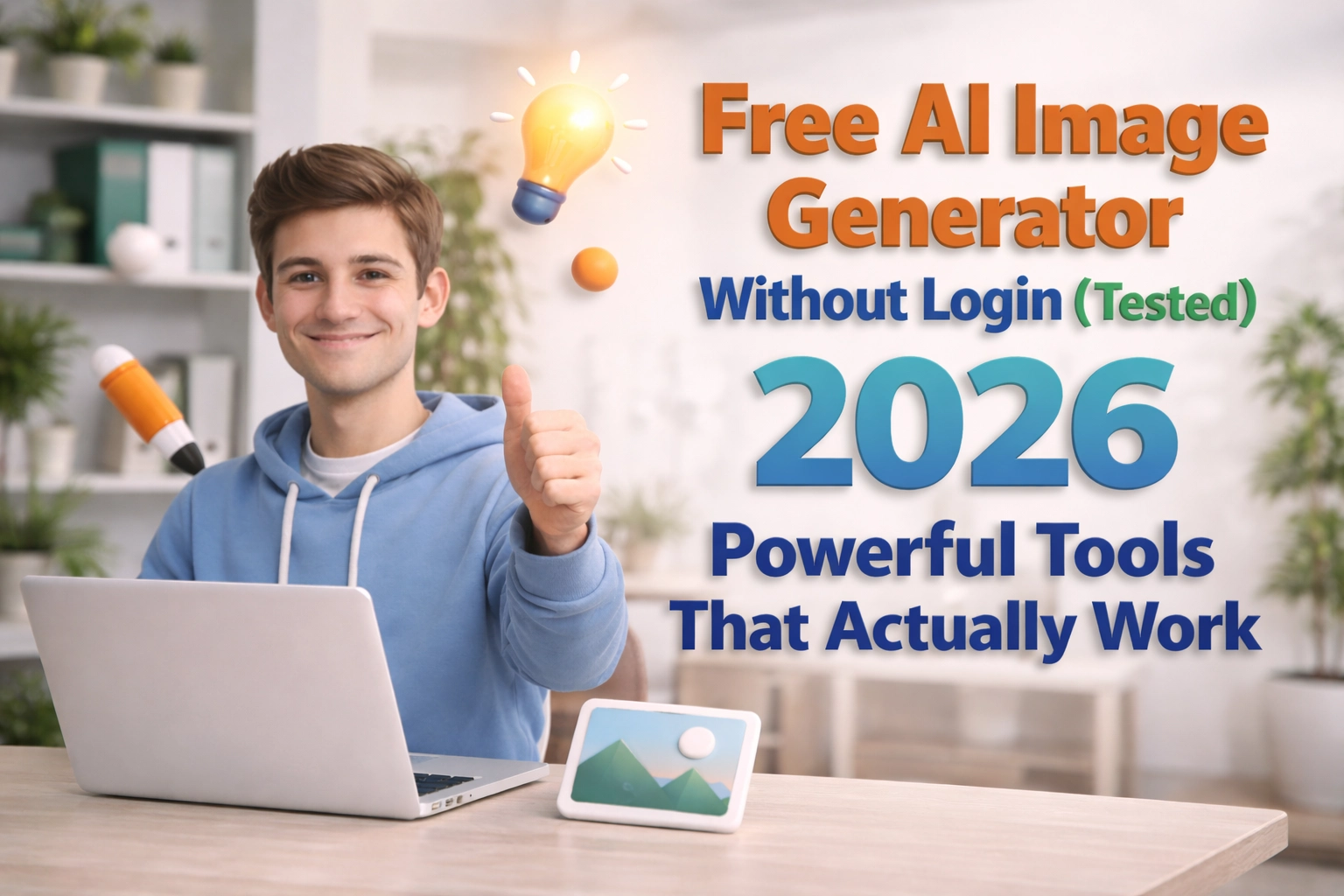 free AI image generator without login tested