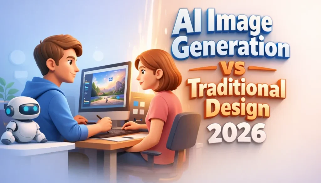 AI Image Generation vs Traditional Design