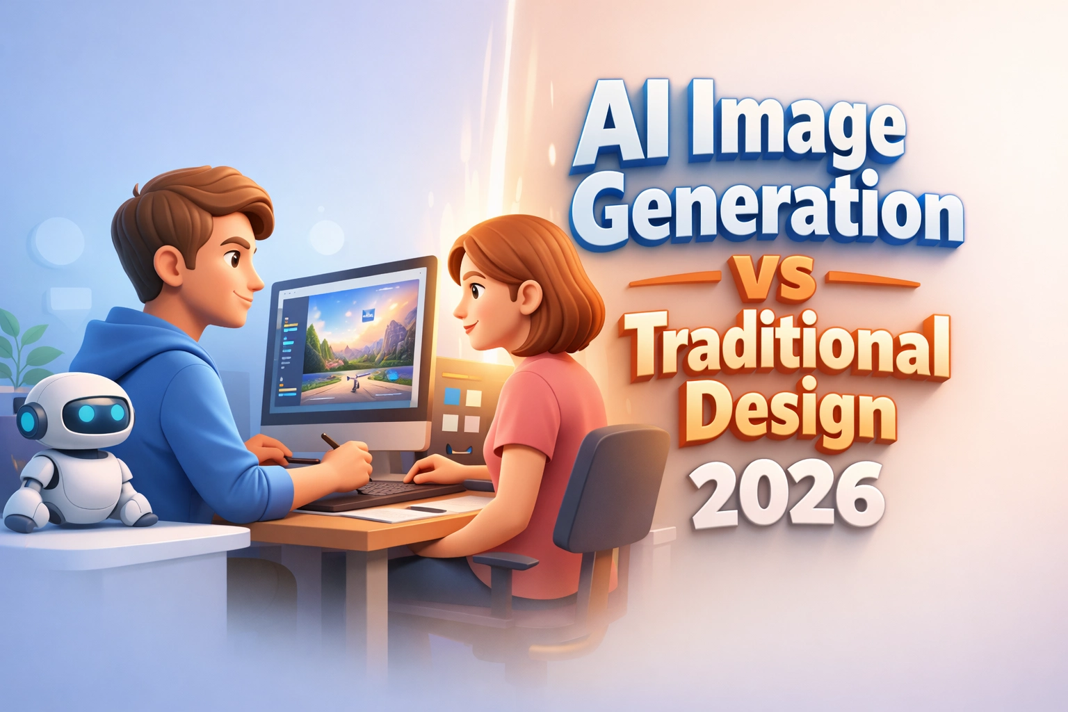 AI Image Generation vs Traditional Design