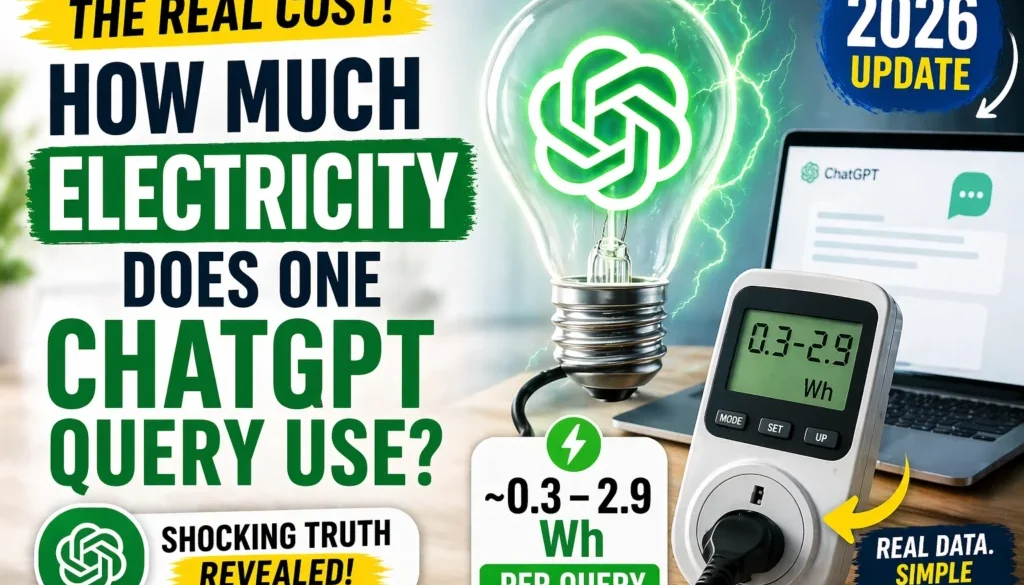 How much electricity does one ChatGPT query use