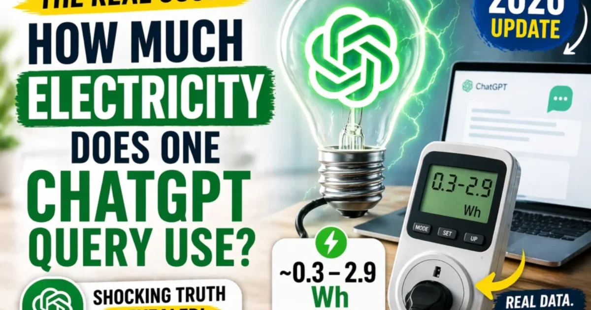 How much electricity does one ChatGPT query use