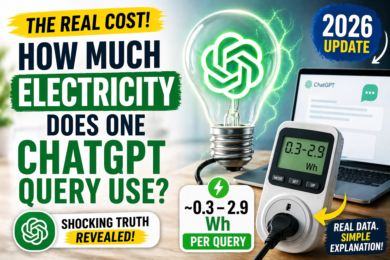 How much electricity does one ChatGPT query use