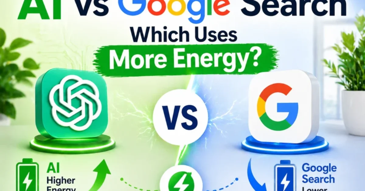 Does AI Use More Energy Than Google Search