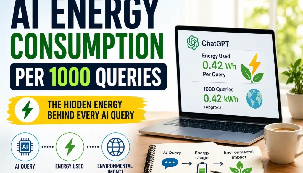 AI Energy Consumption per 1000 Queries