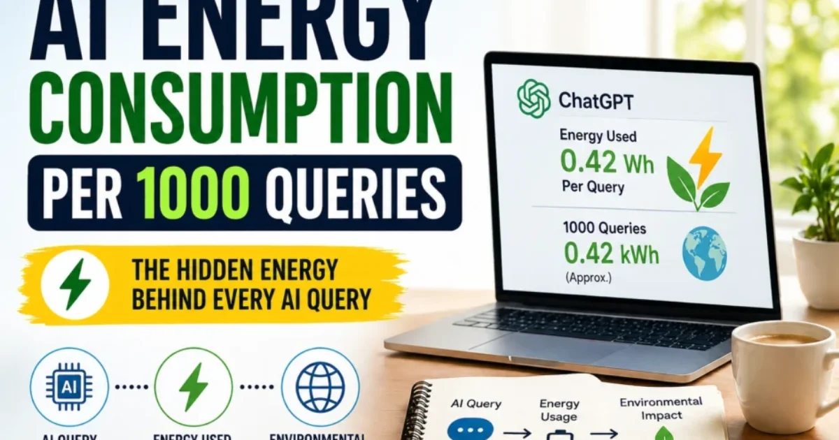 AI Energy Consumption per 1000 Queries