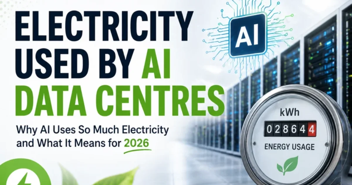 Electricity Used by AI Data Centres