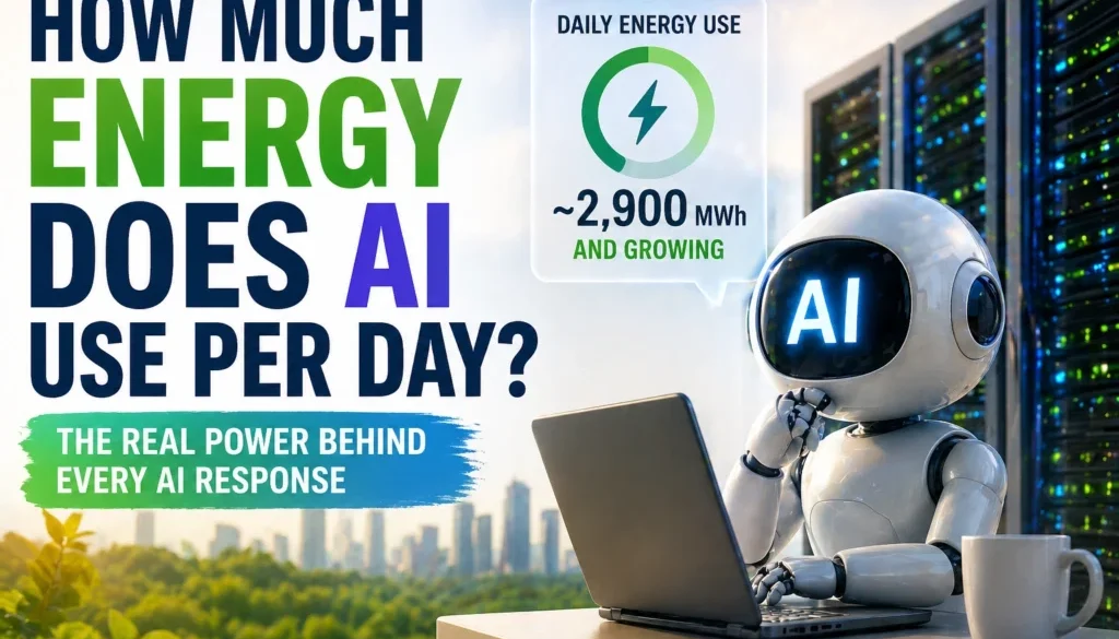 how much energy does AI use per day