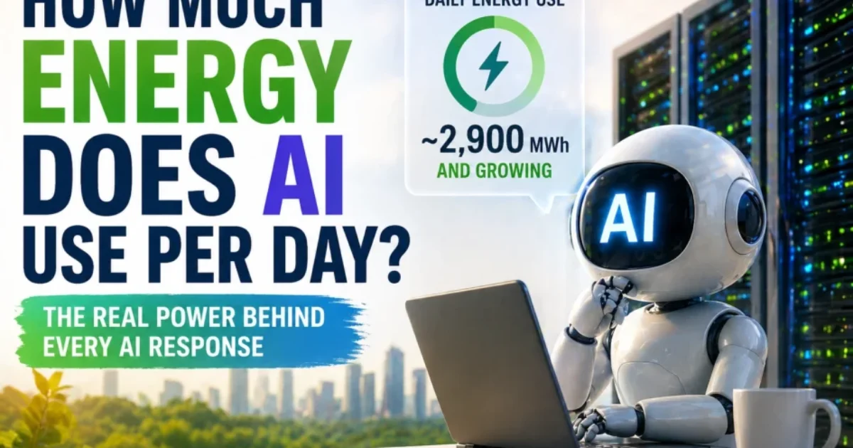 how much energy does AI use per day