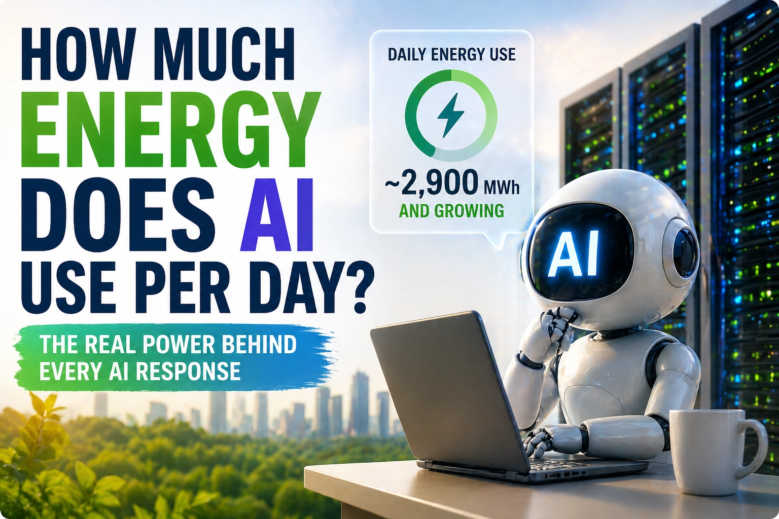 how much energy does AI use per day