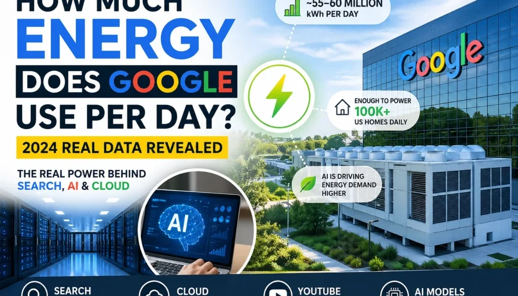 How Much Energy Does Google Use Per Day