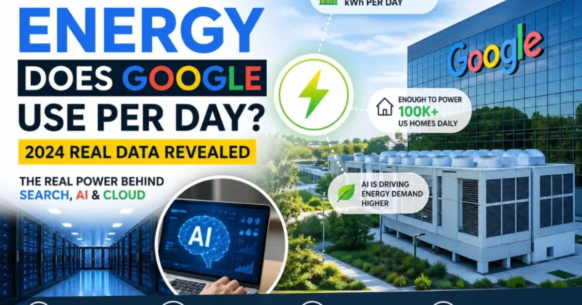 How Much Energy Does Google Use Per Day