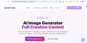 free AI image generator without restrictions zencreator