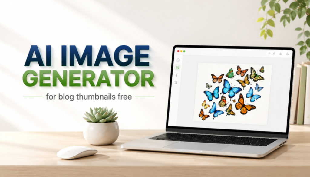 AI image generator for blog thumbnails free