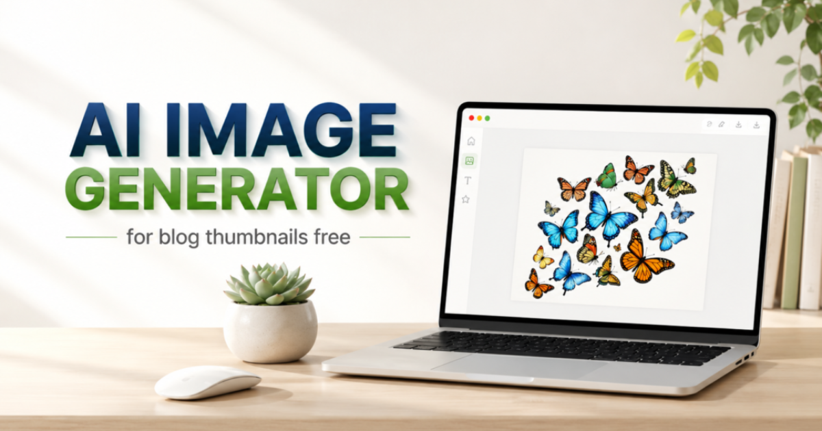 AI image generator for blog thumbnails free