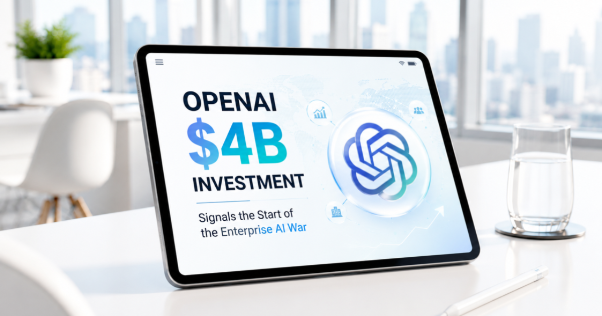 OpenAI $4 billion investment