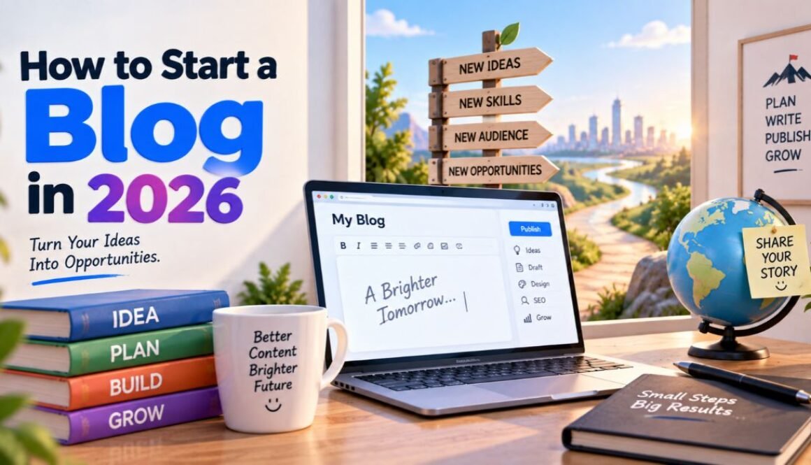how to start a blog in 2026