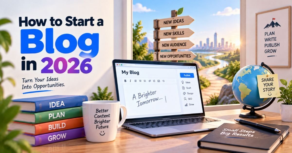 how to start a blog in 2026