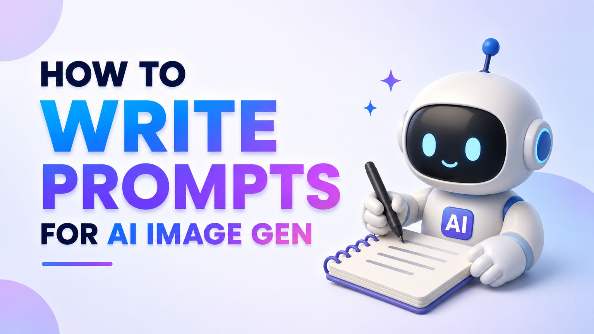 how to write prompts for AI image generators