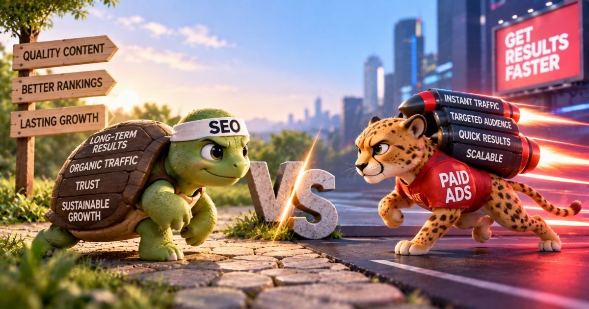 SEO vs paid ads