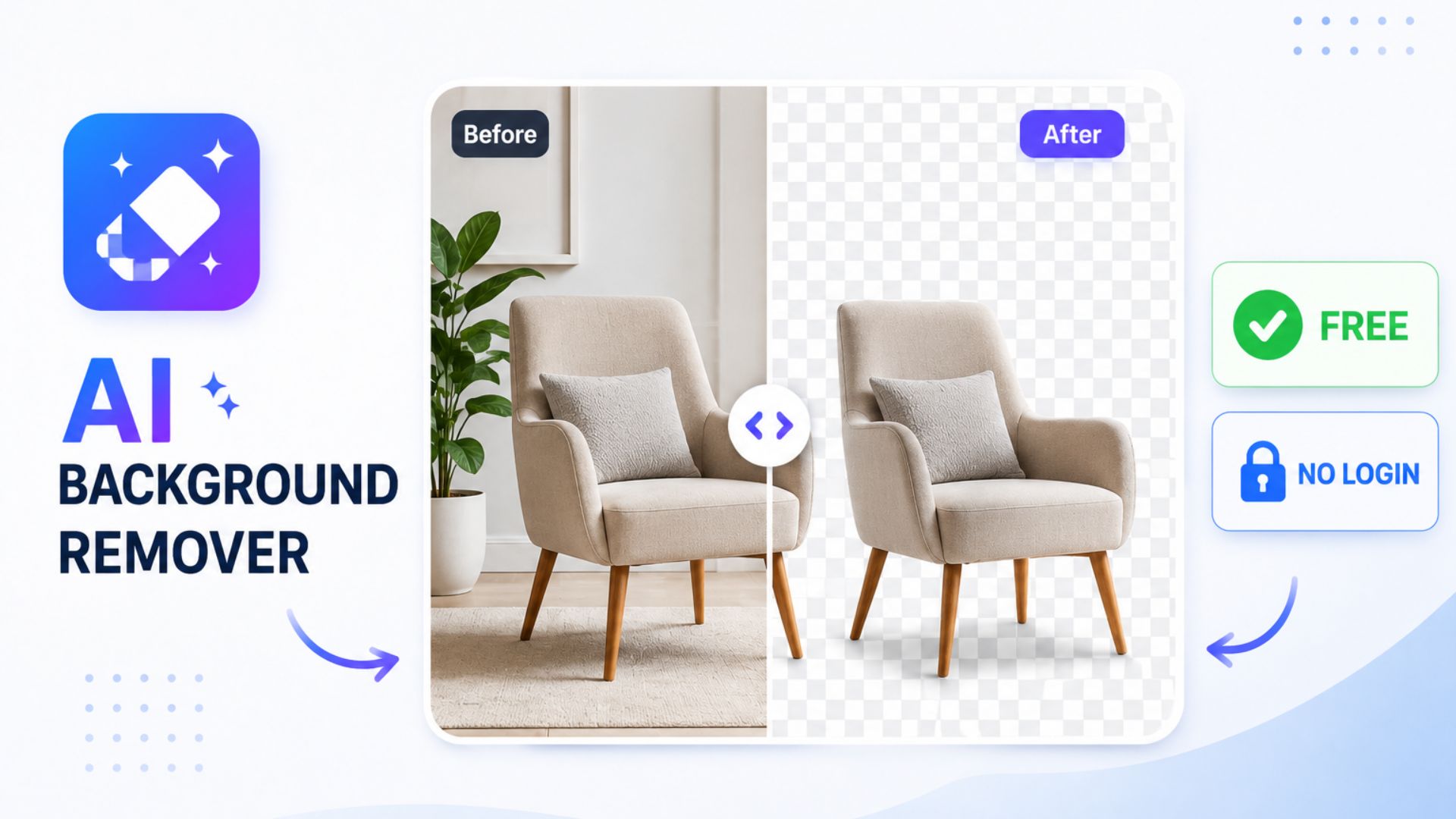 ai background remover free no login